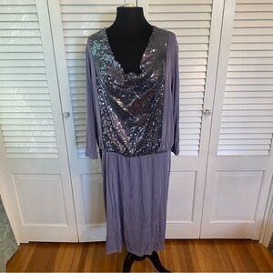Slinky | NWT Long Sleeve Sequin Dress | Size 1X